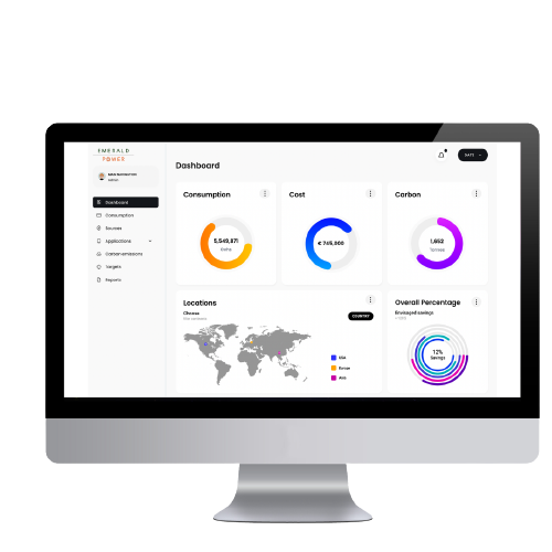 carbon reporting software dashboard